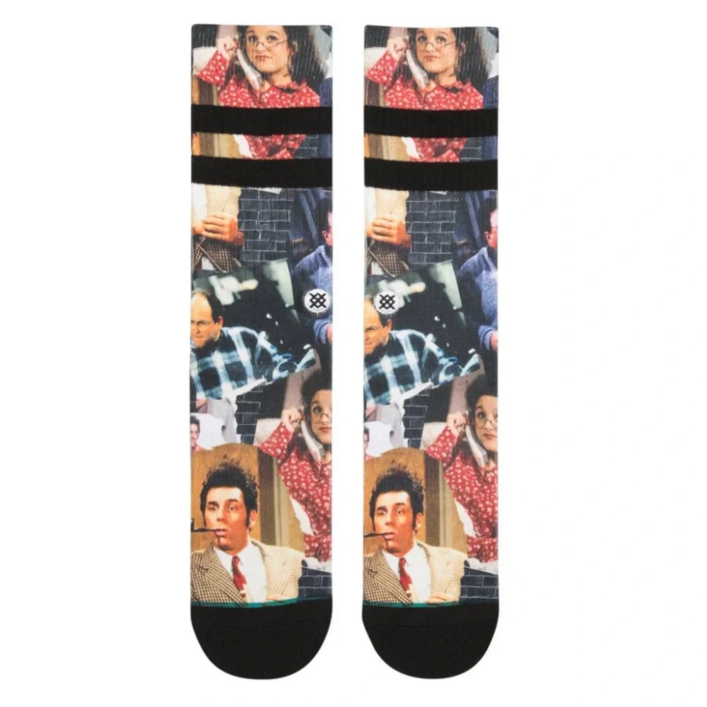 Stance x Seinfeld NEW HAMPSHIRE AVE Graphic Socks LARGE L Mens NEW
